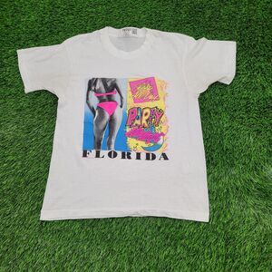 Vintage 1991 Party-Animal Shirt Womens Medium 18x24 Florida